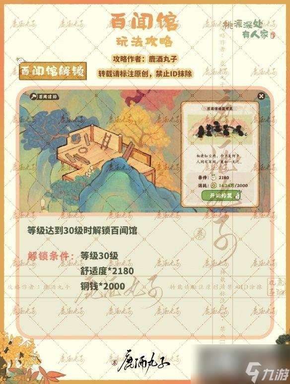 桃源深处有人家百闻馆怎么解锁