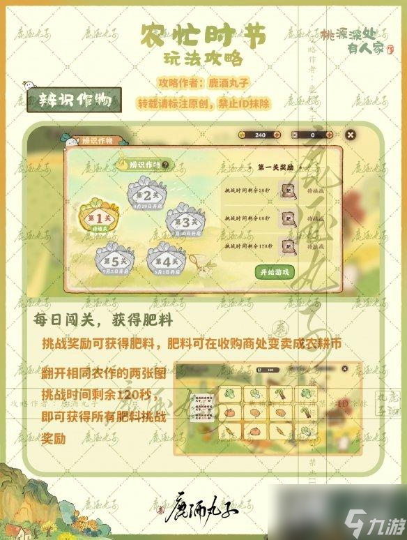 桃源深处有人家农忙时节怎么玩