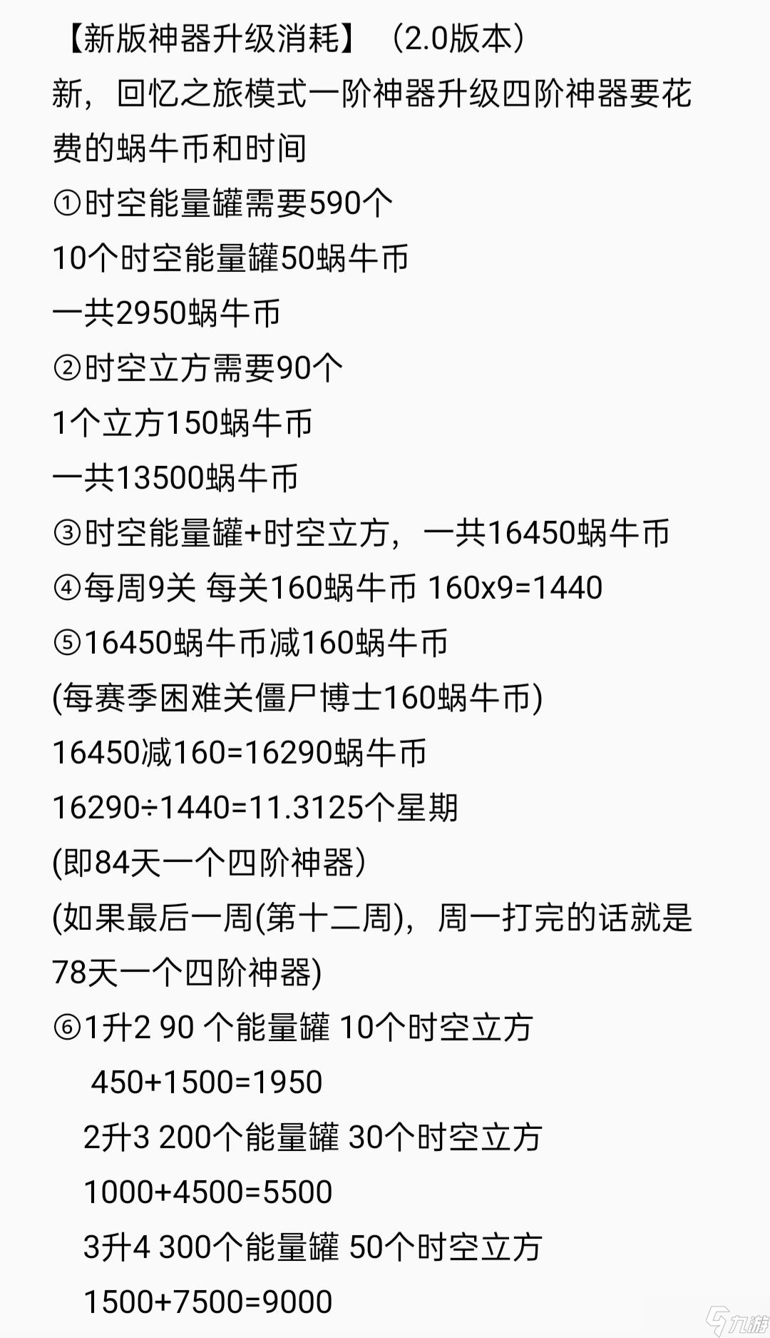 《植物大战僵尸2》【新版神器升级消耗】回忆之旅换神器升级材料（2.0版本）(这个是只靠回忆之旅换升级材料)【攻略】