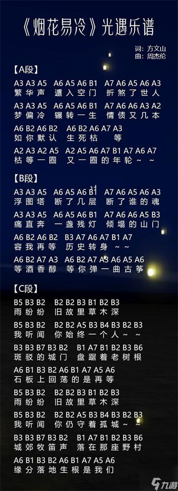 光遇乐谱怎么获得-乐谱大全