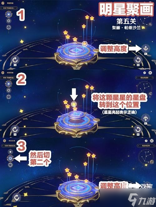 原神明星聚畫第五關(guān)策略