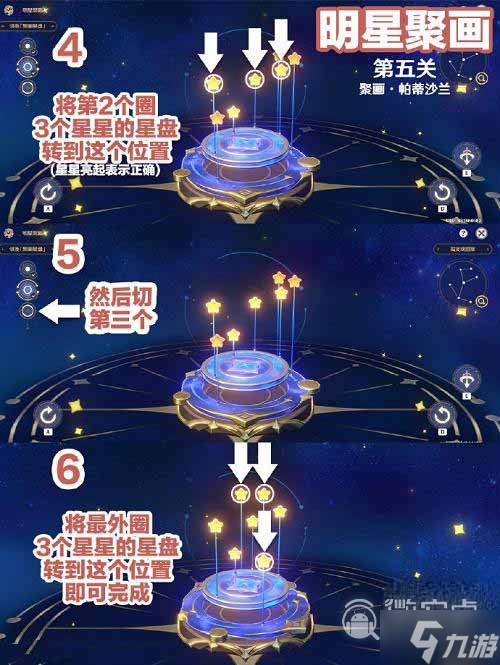《原神》明星聚画第五关通关方法