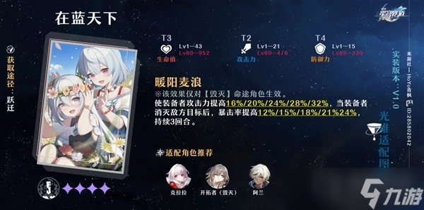 《崩坏星穹铁道》毁灭流开拓者培养方法