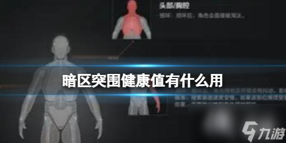 暗区突围健康值有什么用