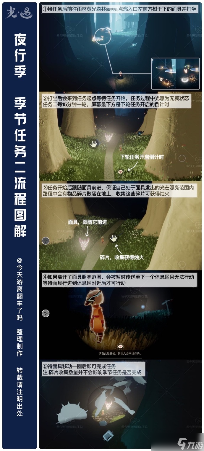 光遇夜行季季节任务二通关方法是什么