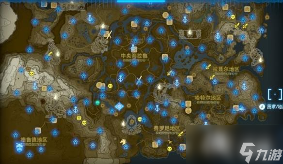 《塞尔达传说王国之泪》全神庙位置一览 神庙位置汇总