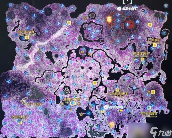 《塞尔达传说王国之泪》地图全貌一览 全地图场景详情