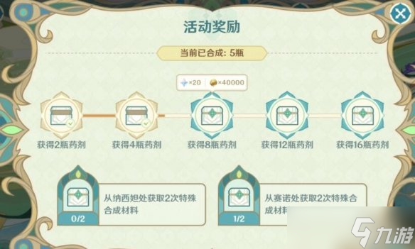 《原神》熠金妙剂活动怎么玩？熠金妙剂活动全配方及合成方法