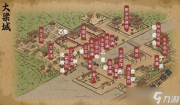 《大侠立志传》EA版各区域资源点一览