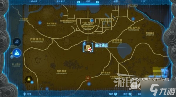 塞尔达传说王国之泪伯库林位置地图详情