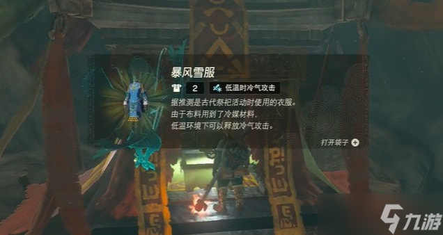 塞尔达传说王国之泪暴风雪套装怎么获得 王国之泪暴风雪套装有什么用