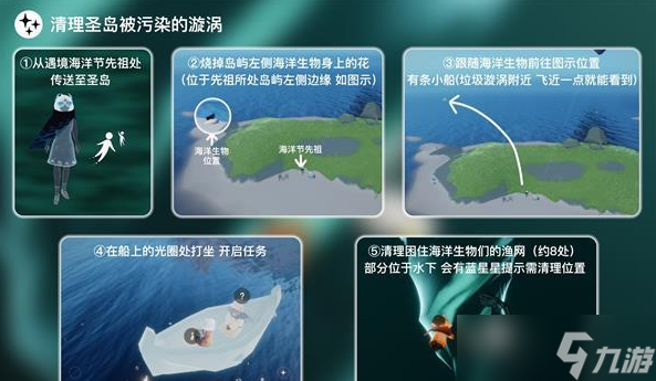 光遇清理圣岛被污染的旋涡怎么做 具体一览