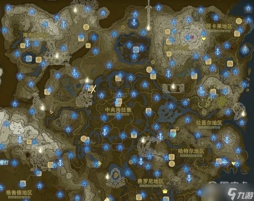 塞尔达传说王国之泪地图有多大一览
