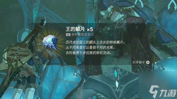 塞尔达传说王国之泪王的鳞片怎么得 多雷凡大王位置在哪