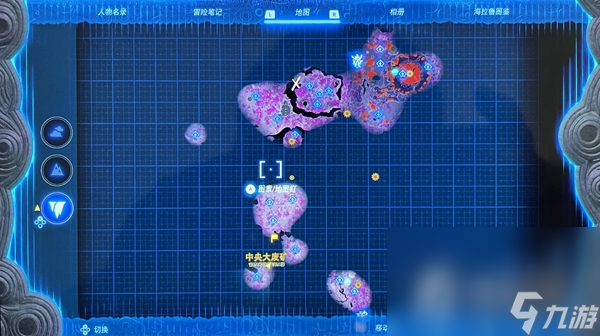 《塞尔达传说王国之泪》沉睡于地底神殿的谜团对应位置介绍
