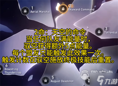 《崩坏星穹铁道》驭空天赋技能介绍