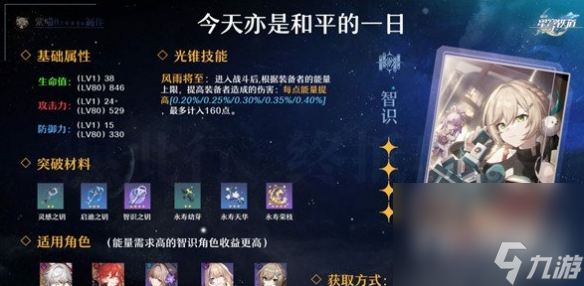 《崩坏星穹铁道》四星智识命途选什么好
