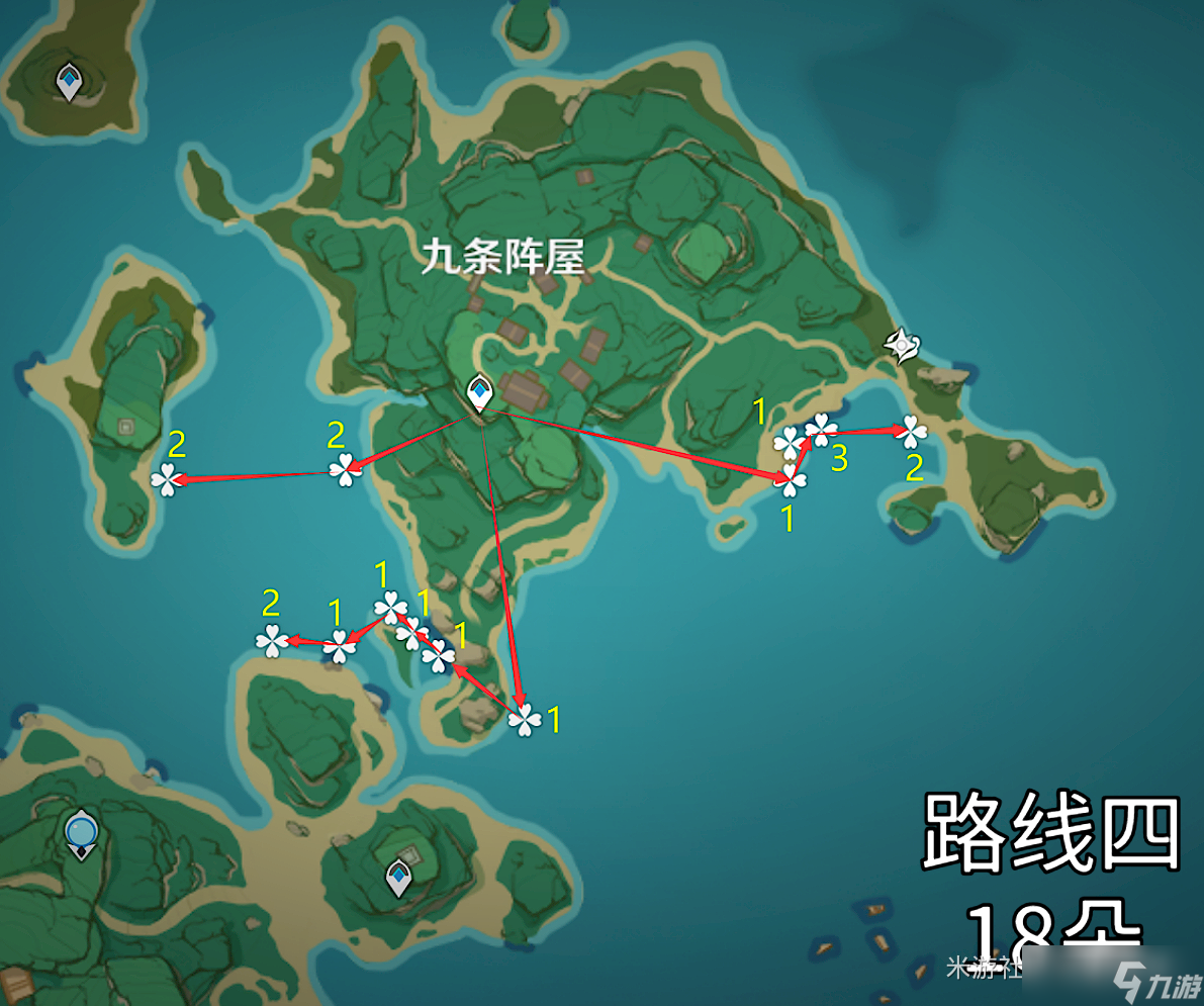 原神海灵芝采集路线图分布图最新2023