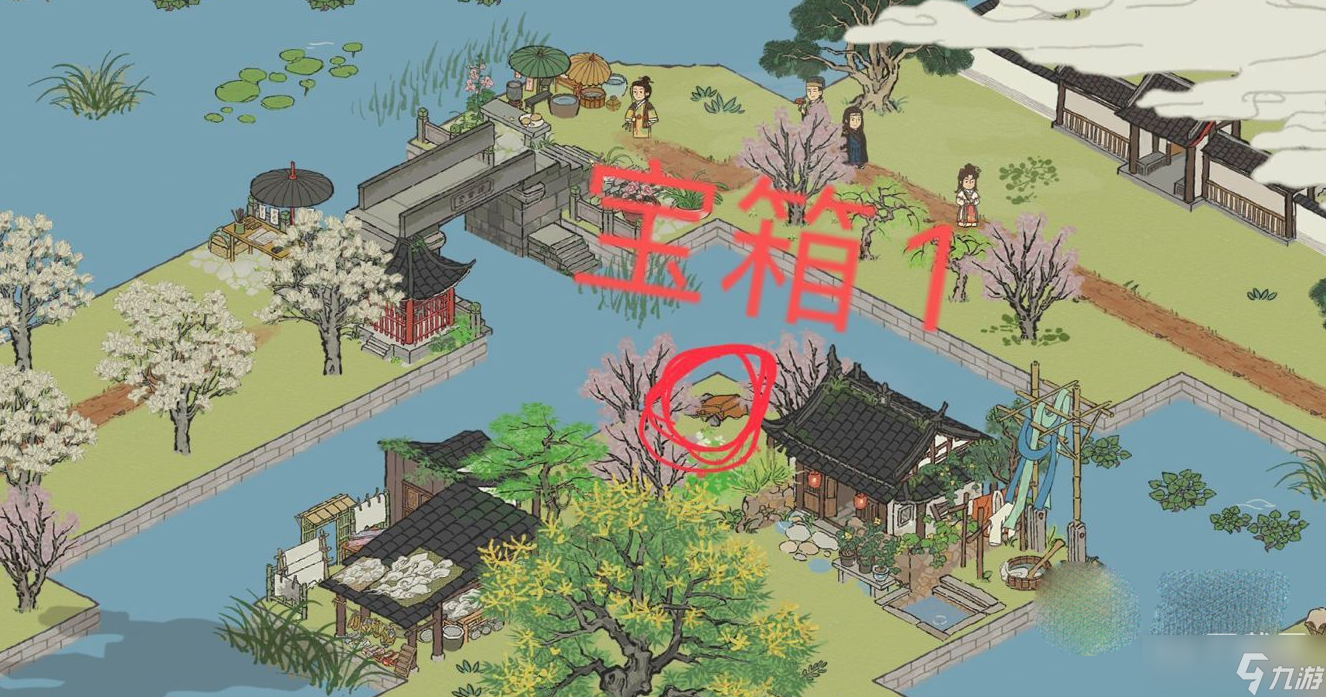 江南百景图诸暨宝箱及钥匙位置在哪里
