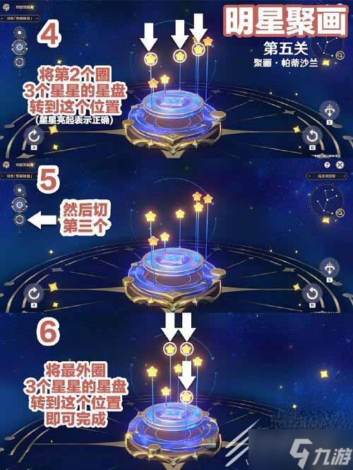 原神明星聚画第五关怎么通关