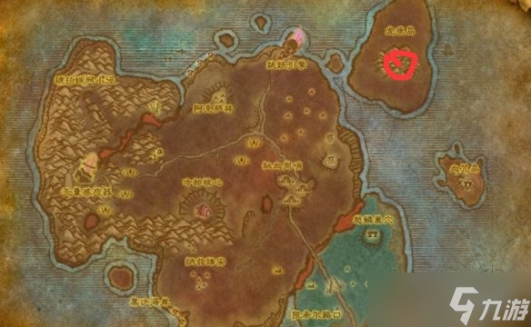 《魔兽世界》龙爪丘陵位置攻略