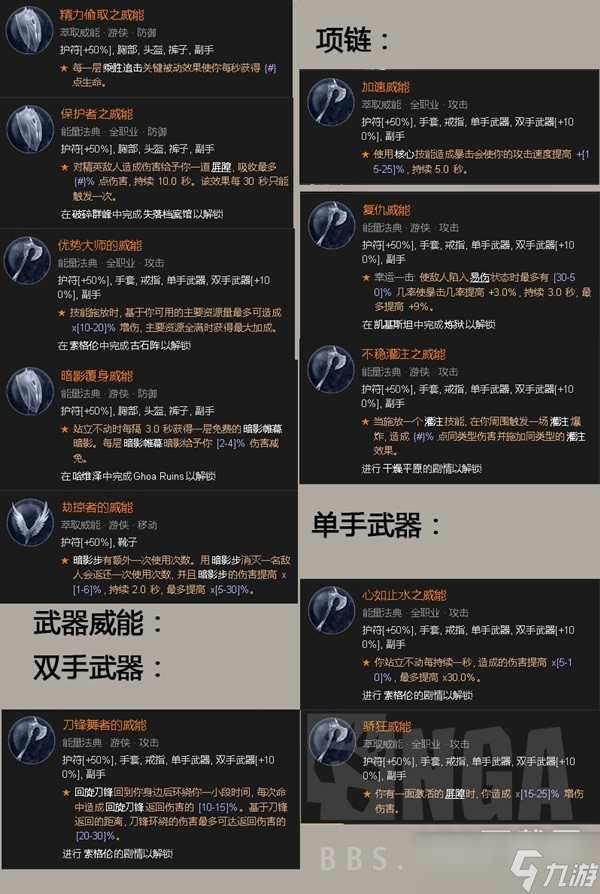 暗黑破坏神4近战游侠BD推荐详情