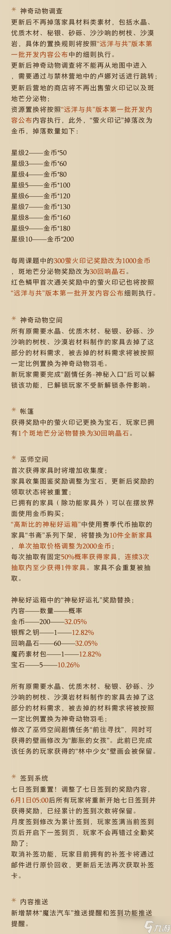 《哈利波特魔法觉醒》6月1日更新公告 远洋与共版本第二批开发内容公布