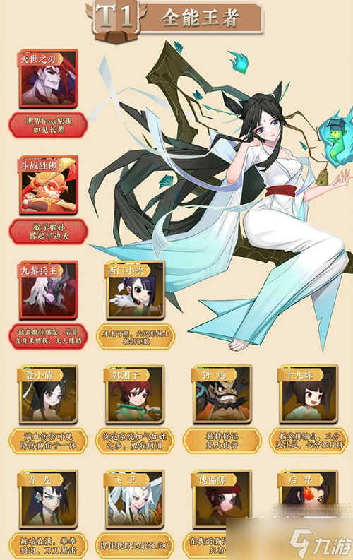 《神仙道3》角色排行榜大全2023一覽