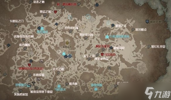 《暗黑破坏神4》前五章地图传送点在哪？前五章祭坛与威能副本位置分享