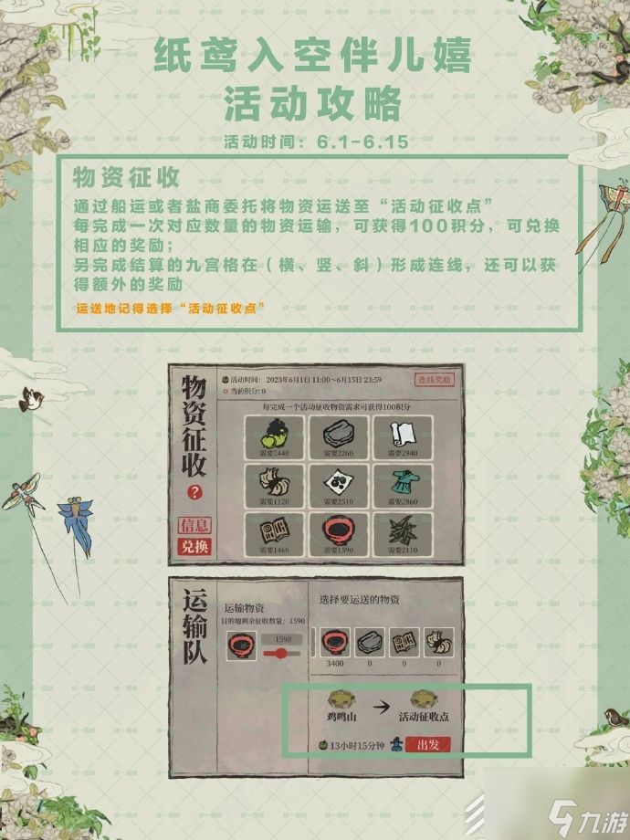 江南百景图纸鸢入空伴儿嬉活动玩法大全