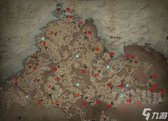 《暗黑破坏神4》莉莉丝祭坛全收集路线 莉莉丝祭坛怎么快速收集？