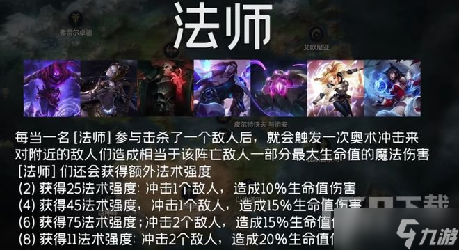 云顶之弈s9法师羁绊怎么样 云顶之弈s9法师羁绊效果一览