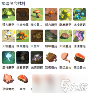 王国之泪烤肉蘑菇串配方介绍
