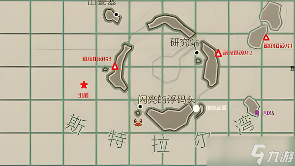 《漁帆暗涌》血紅綢魚位置一覽