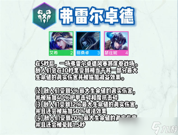 云顶之弈s9瑟庄妮技能介绍 云顶之弈s9瑟庄妮技能是什么