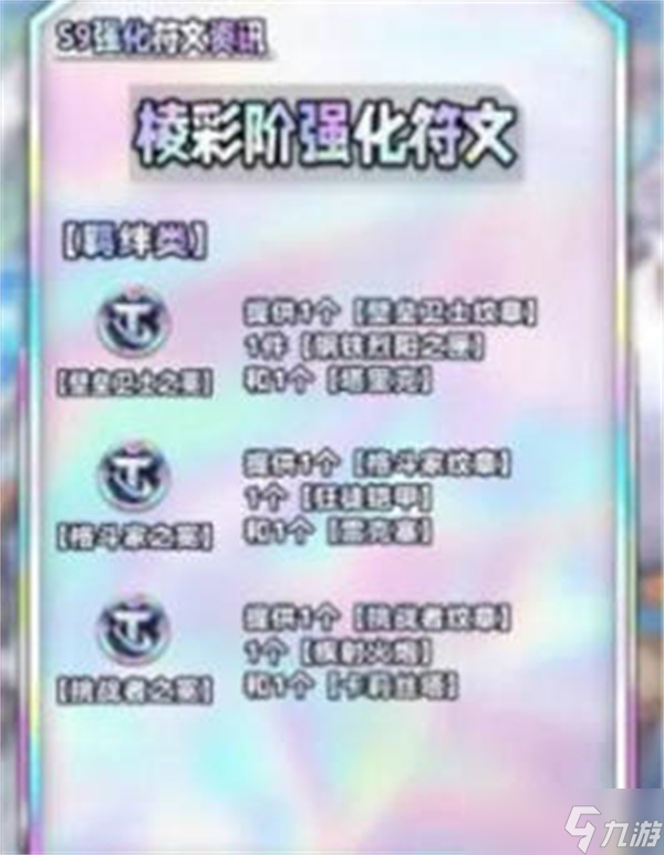 云顶之弈s9海克斯图鉴汇总