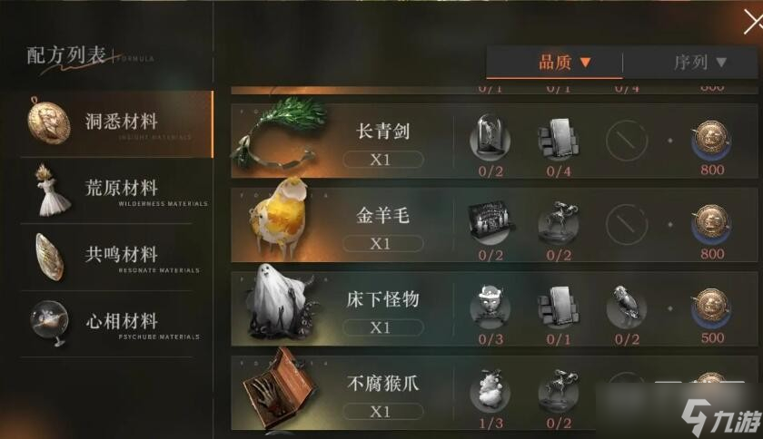 《重返未来：1999》洞悉材料获取方法攻略