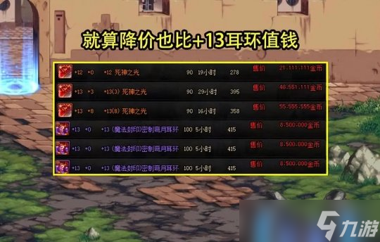 DNF4弹奖励3大道具可变现