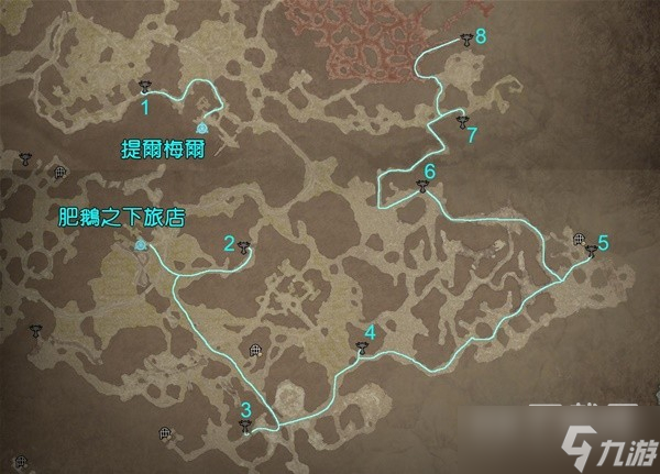 《暗黑破坏神4》斯科斯格伦地区莉莉丝祭坛位置与路线分享