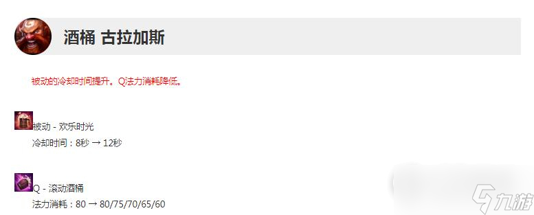 英雄联盟13.12版本正式服酒桶削弱介绍