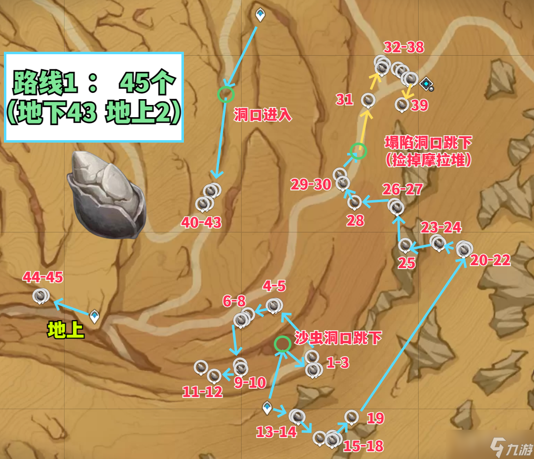 《原神》艾尔海森突破材料沙脂蛹74个全收集方法