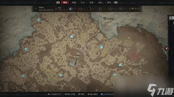 暗黑破坏神4全地图传送点位置介绍
