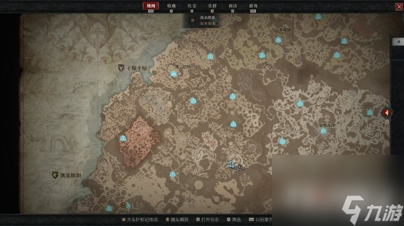 《暗黑破坏神4》全地图传送点位置分享