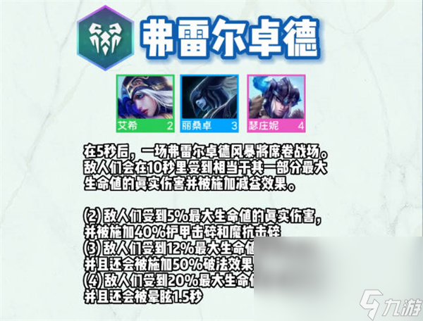 《云顶之弈》S9瑟庄妮技能介绍