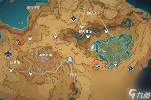 原神荒石苍漠地下锚点如何开