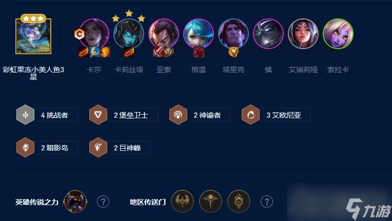 《云顶之弈》S9四核滑板鞋阵容搭配推荐
