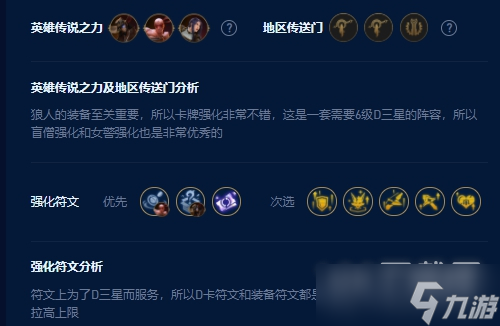 《云顶之弈》S9狼人阵容推荐