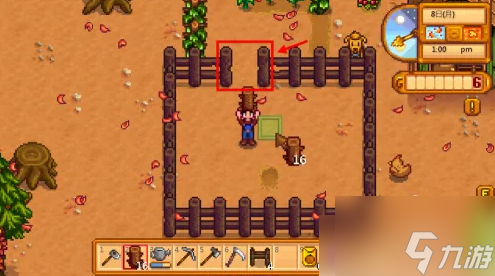 stardew valley如何进入围栏 木栅门使用方法