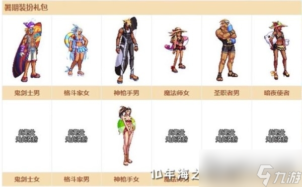 dnf2023夏日套装扮外观一览