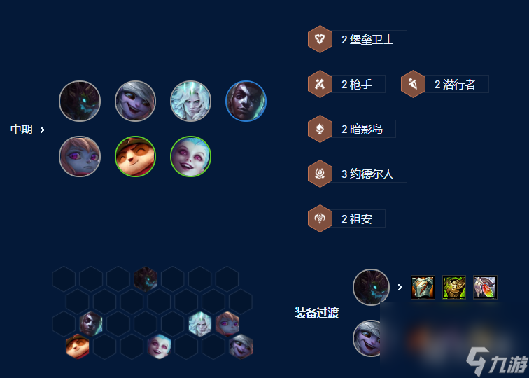 《云顶之弈》s9暗影四星小炮阵容玩法攻略